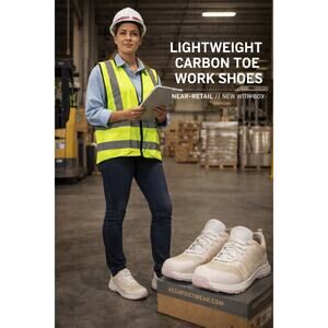 KEEN Utility Womens 9.5 Carbon Toe Work Shoes Birch Peach Whip EH NWB